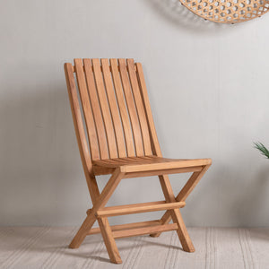 Klappstuhl Tako Teak Gold in Farbe von kommodly