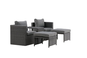 Lounge-Set Diko Schwarz in Farbe von kommodly