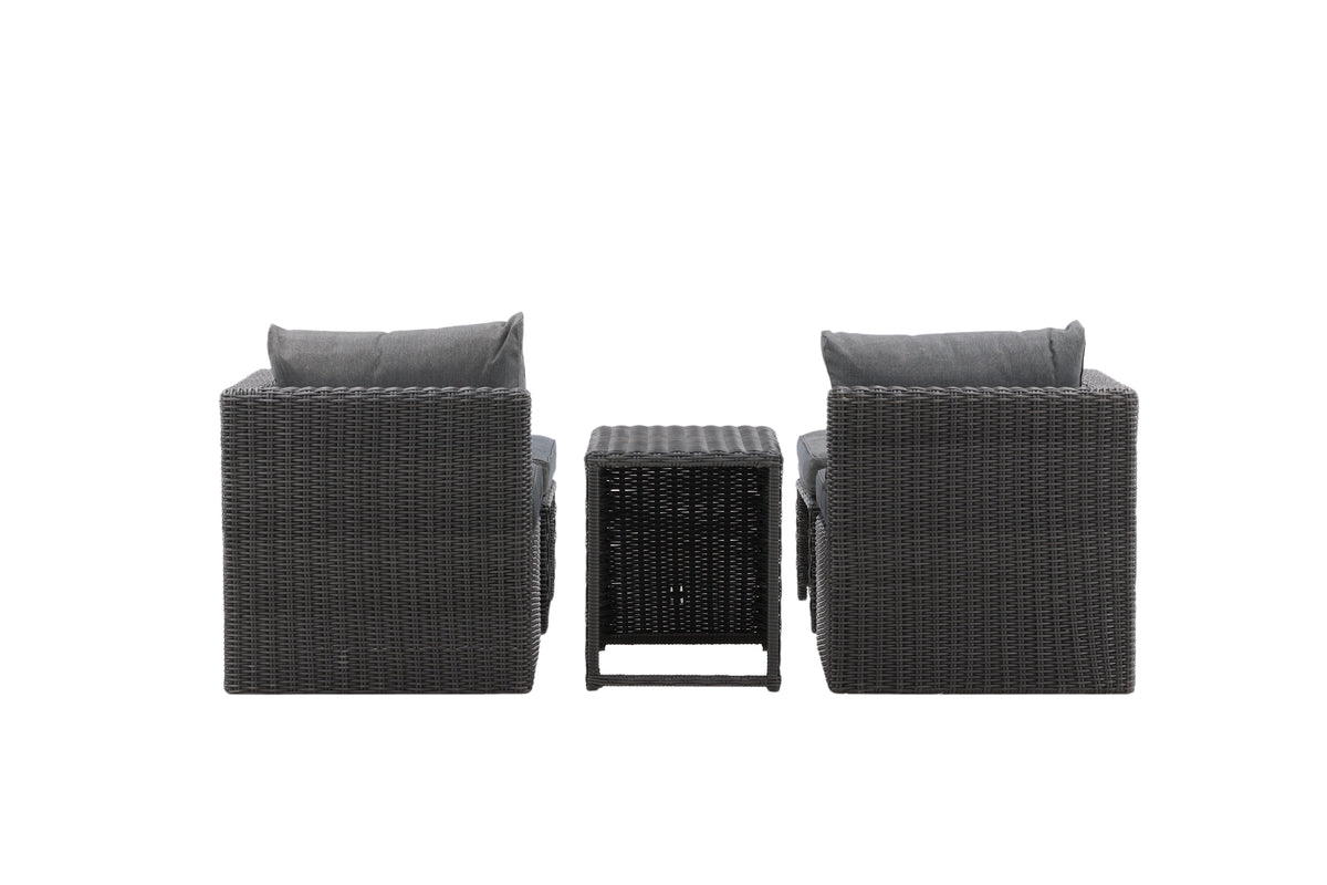 Lounge-Set Diko Schwarz in Farbe von kommodly
