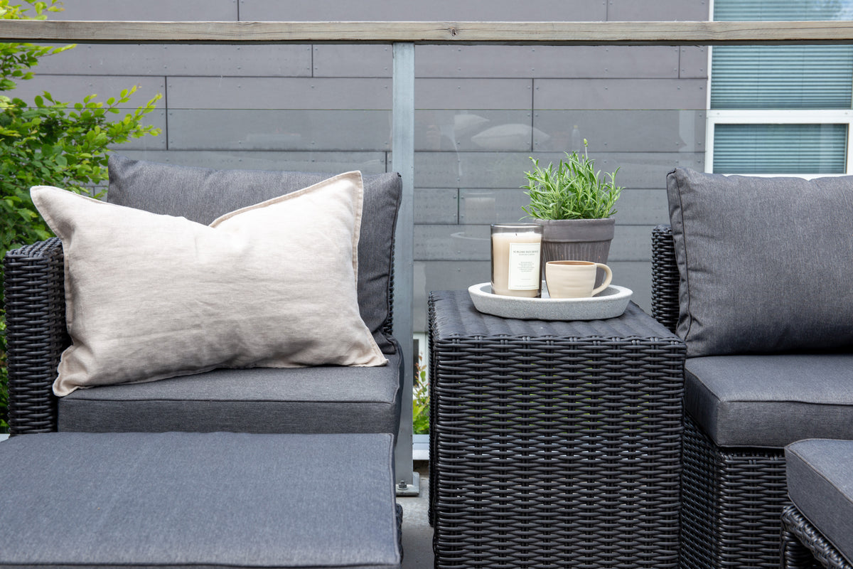 Lounge-Set Diko Schwarz in Farbe von kommodly