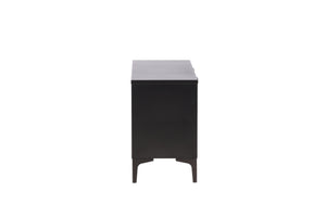 TV-Lowboard Taro Schwarz in Farbe von kommodly