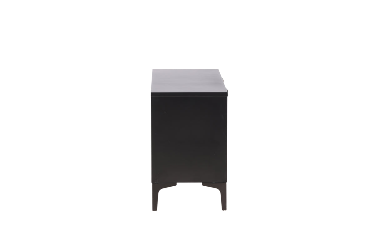 TV-Lowboard Taro Schwarz in Farbe von kommodly