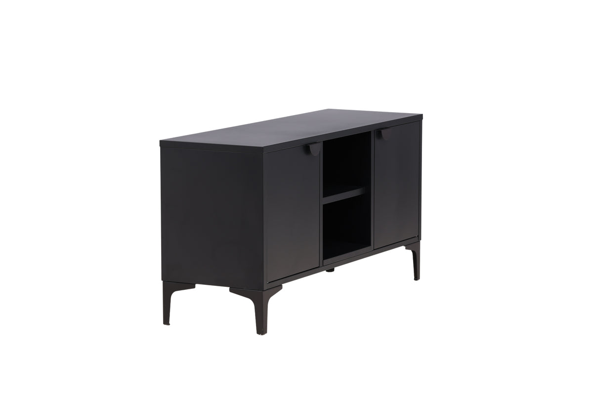 TV-Lowboard Taro Schwarz in Farbe von kommodly