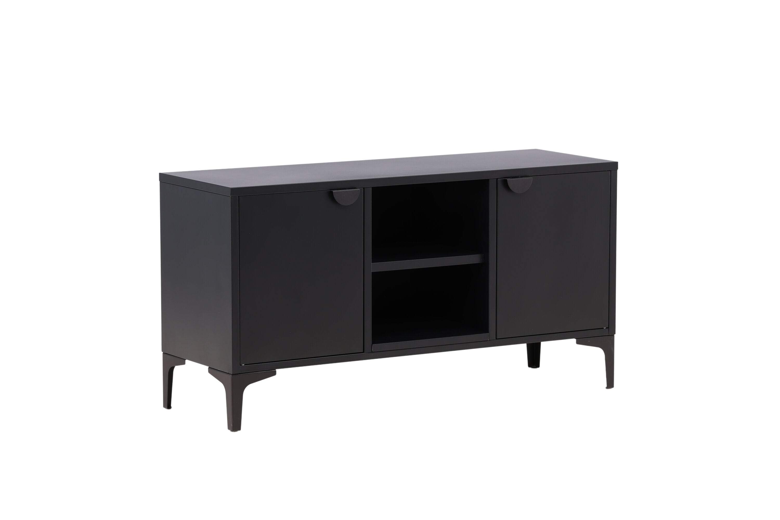 TV-Lowboard Taro Schwarz in Farbe von kommodly