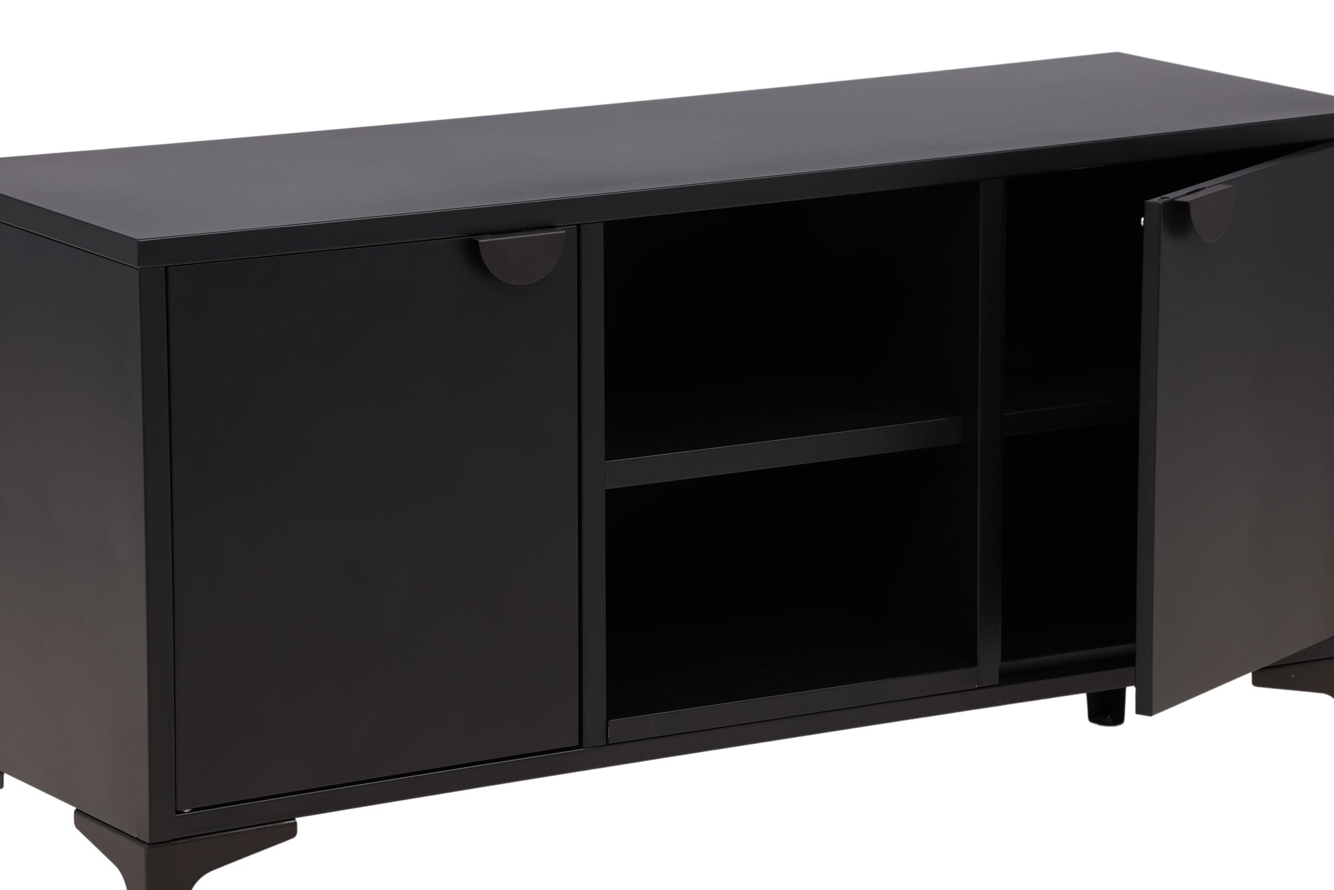 TV-Lowboard Taro Schwarz in Farbe von kommodly