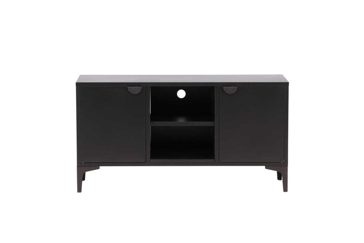 TV-Lowboard Taro Schwarz in Farbe von kommodly