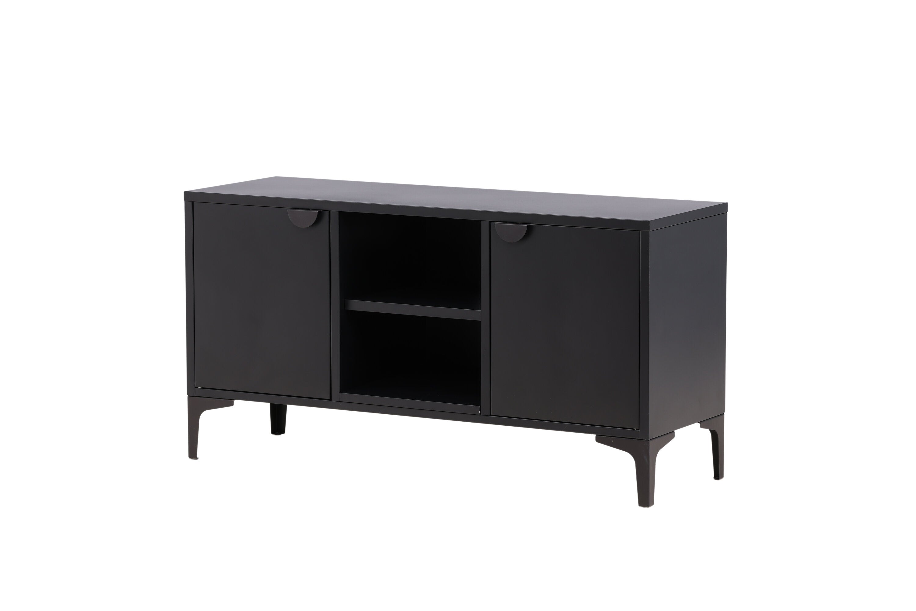 TV-Lowboard Taro Schwarz in Farbe von kommodly