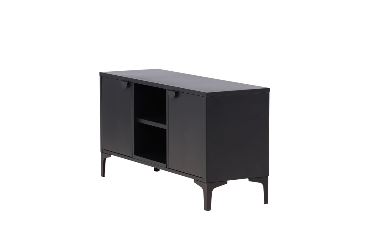 TV-Lowboard Taro Schwarz in Farbe von kommodly