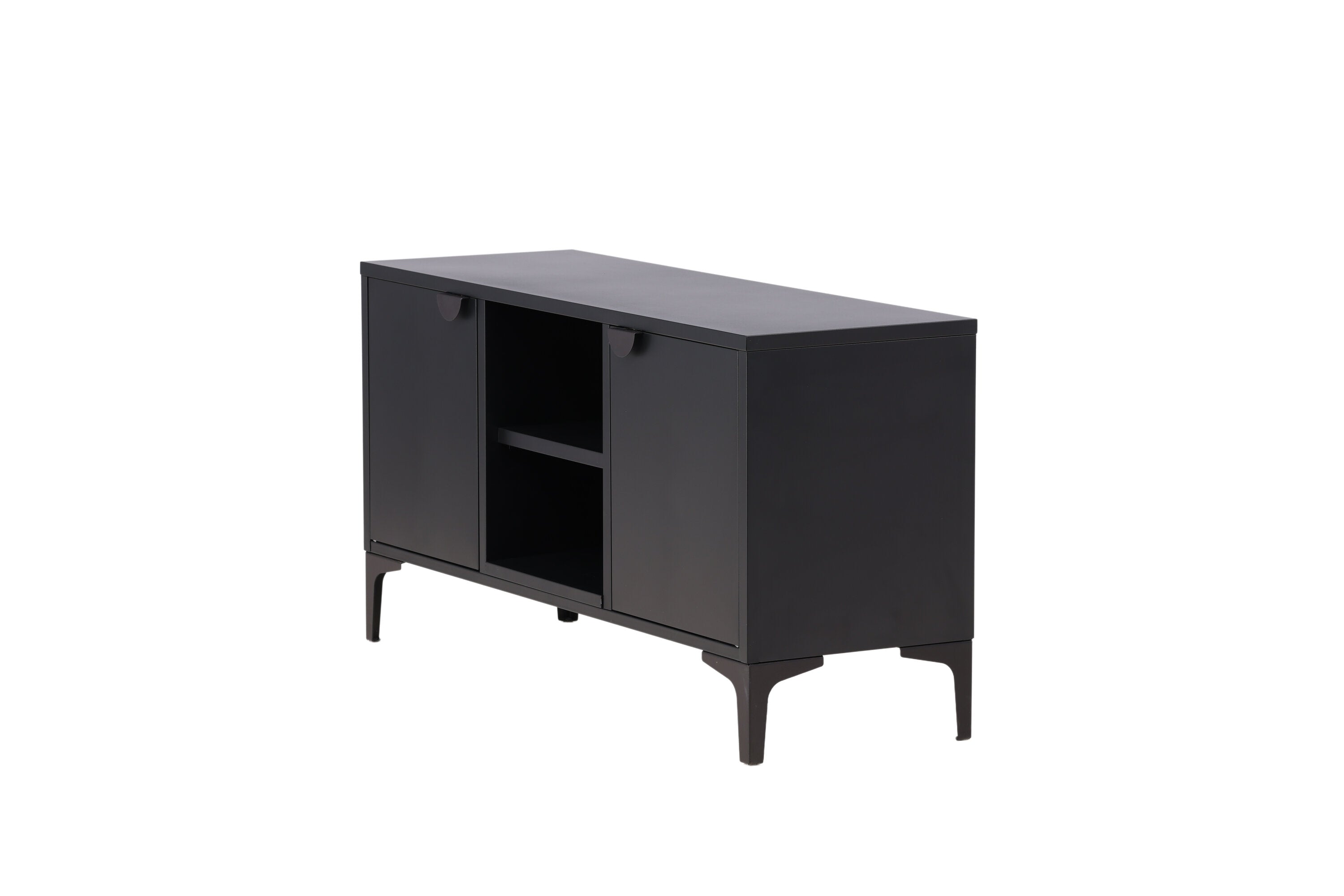 TV-Lowboard Taro Schwarz in Farbe von kommodly
