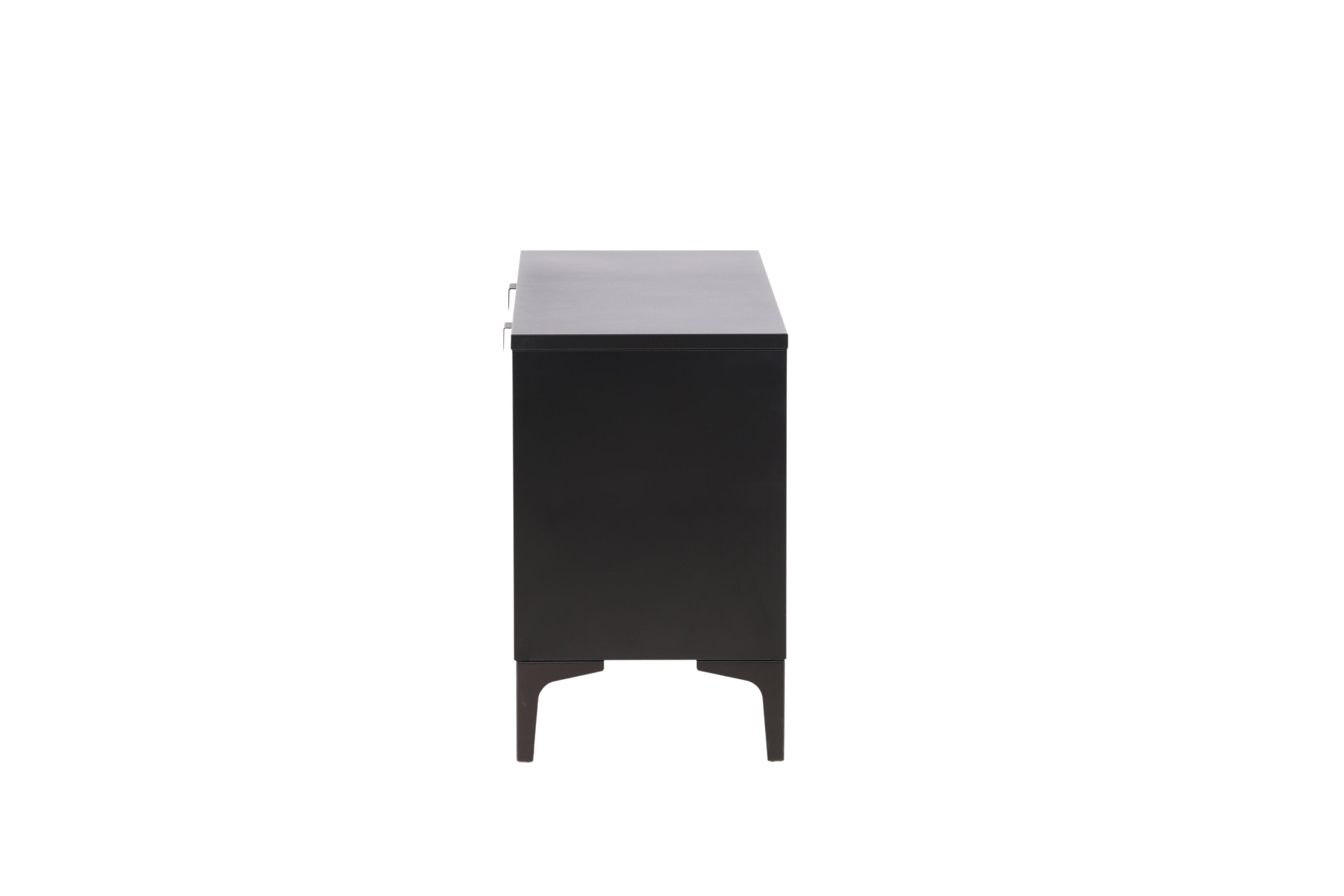 TV-Lowboard Taro Schwarz in Farbe von kommodly