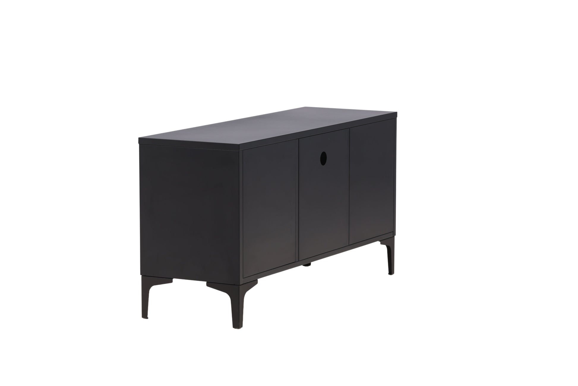 TV-Lowboard Taro Schwarz in Farbe von kommodly
