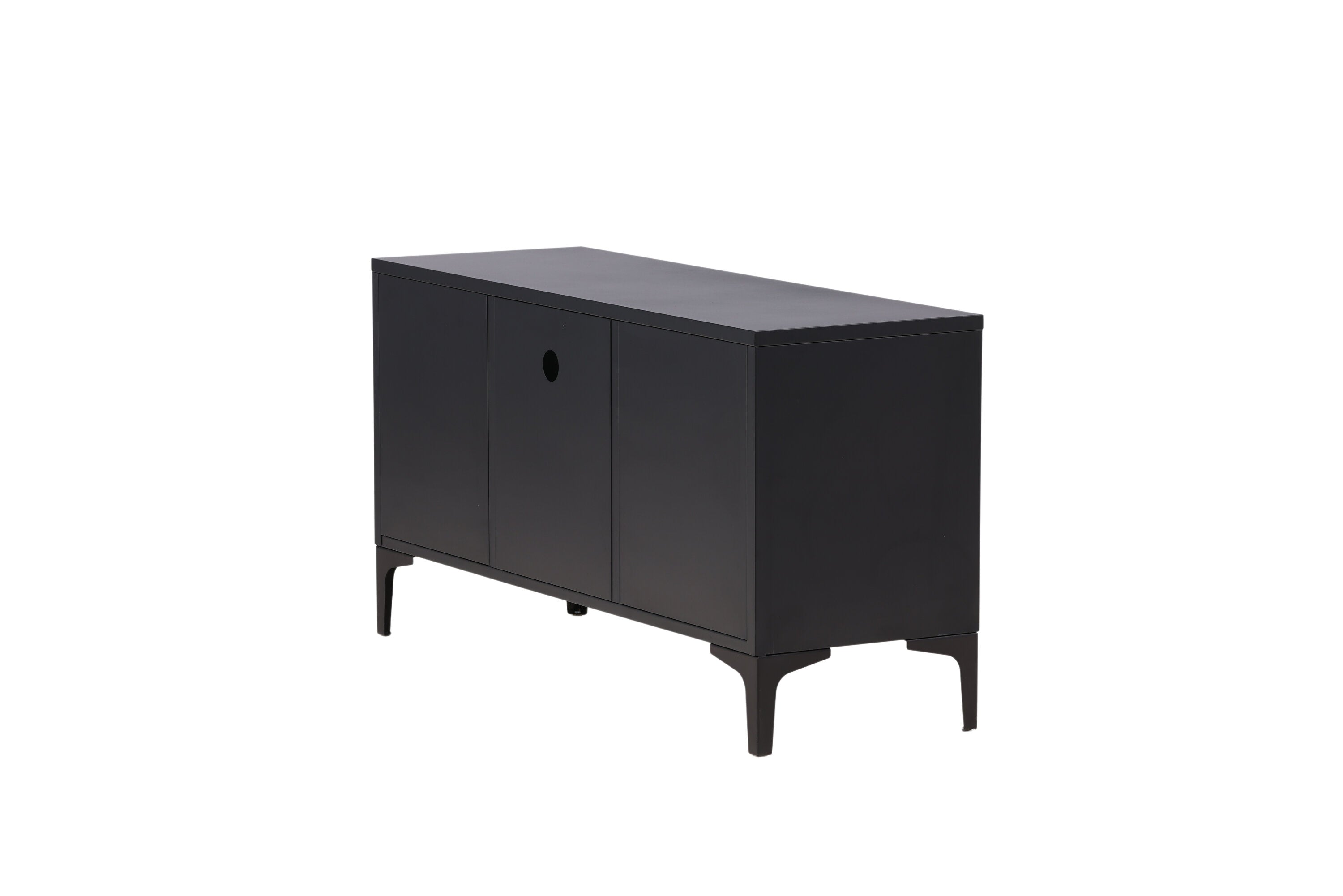 TV-Lowboard Taro Schwarz in Farbe von kommodly