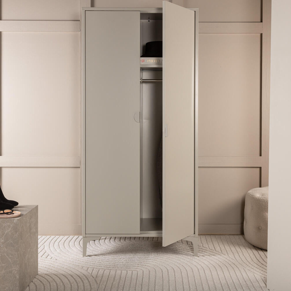 Kleiderschrank Pire in Farbe Beige von Kommodly