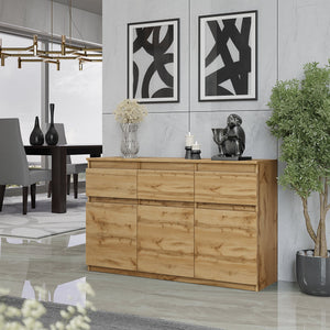 Noah Sideboard 120 cm / 3 Schubladen in Farbe von kommodly