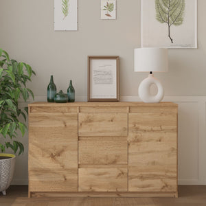 Mikel Sideboard 120 cm / 3 Schubladen in Farbe von kommodly