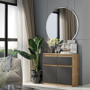 Noah Sideboard 80 cm / 2 Schubladen in Farbe von kommodly