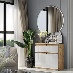 Noah Sideboard 80 cm / 2 Schubladen in Farbe von kommodly