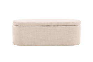 Sitzpouf Oria Cremeweiß in Farbe von kommodly