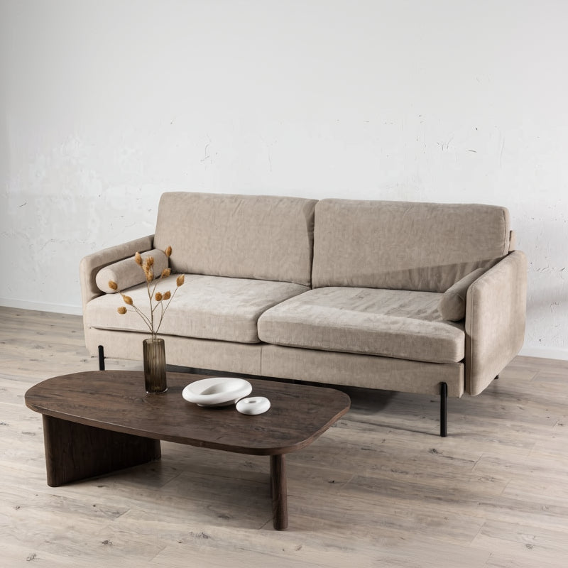 3-Sitzer-Sofa Velo in Farbe Beige von kommodly