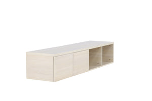 TV-Lowboard Lumi Weiß patiniert in Farbe von kommodly