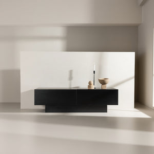 TV-Lowboard Keno in Farbe Schwarz von kommodly