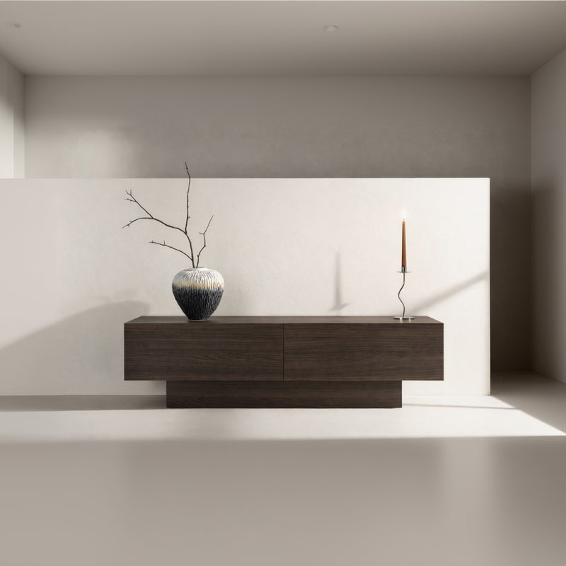 TV-Lowboard Keno in Farbe Mokka von kommodly