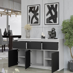 Noah Sideboard 120 cm / 3 Schubladen in Farbe von kommodly