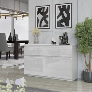 Noah Sideboard 120 cm / 3 Schubladen in Farbe von kommodly