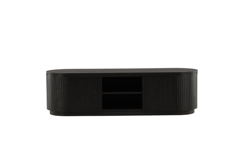 TV-Lowboard Kibo Schwarz in Farbe von kommodly