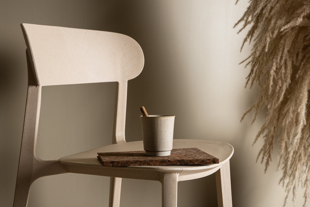 Esszimmerstuhl Vila 2er Set Beige in Farbe von kommodly