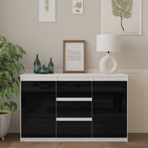 Mikel Sideboard 120 cm / 3 Schubladen in Farbe von kommodly