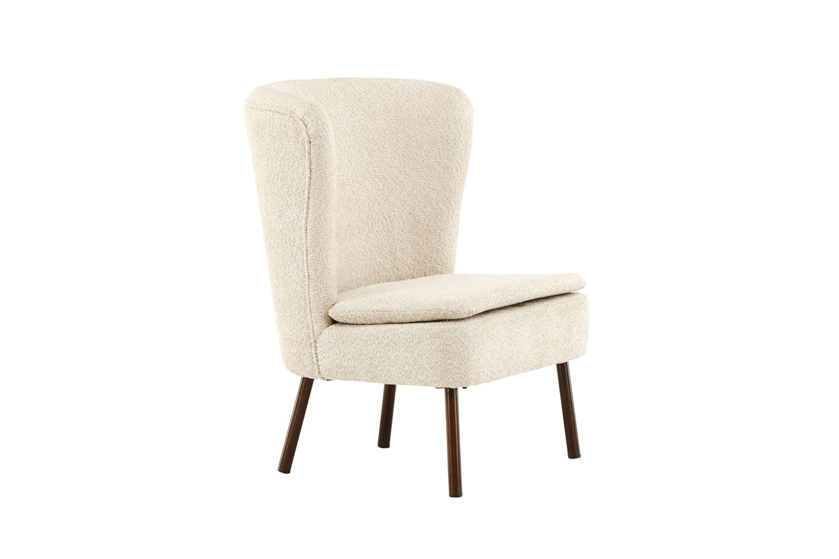 Sessel Fivo Beige Bouclé in Farbe von kommodly