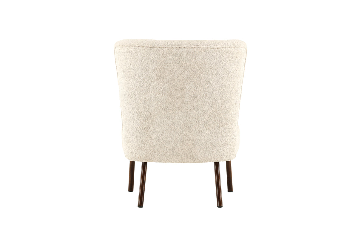 Sessel Fivo Beige Bouclé in Farbe von kommodly