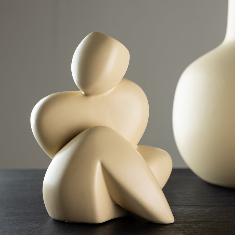 Dekorative Figur Lumi in Farbe Gelb von kommodly