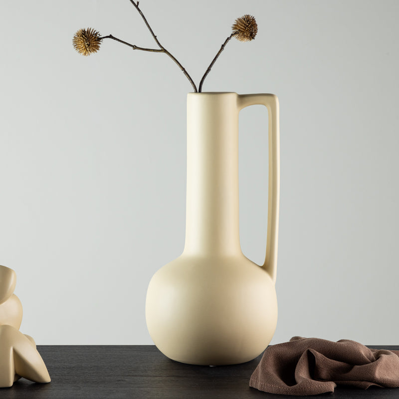 Vase Lena in Farbe Gelb von kommodly