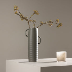 Vase Gala in Farbe Dunkelgrau von kommodly