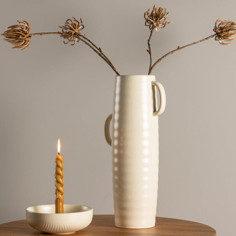 Vase Gala in Farbe Beige von kommodly