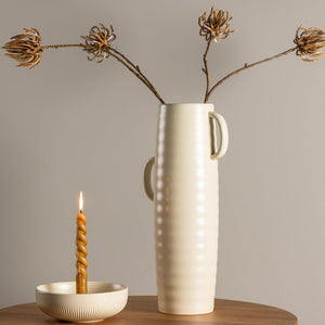 Vase Gala in Farbe Beige von kommodly