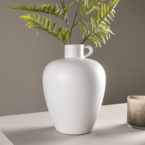 Vase Tora in Farbe Cremeweiß von kommodly