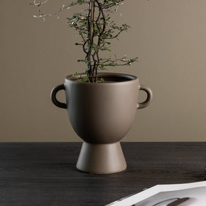 Blumenvase Ruta in Farbe Braun von kommodly