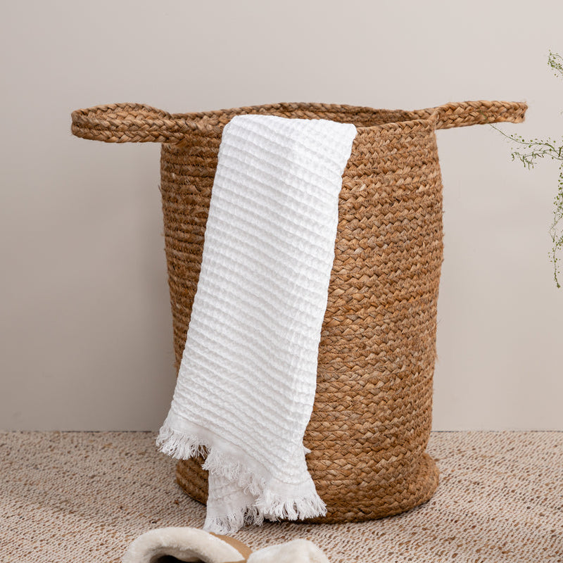 Korb Livo Jute in Farbe Natur von kommodly