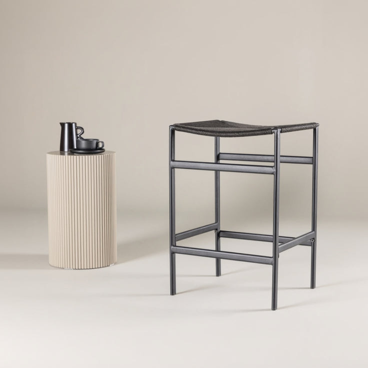 Barhocker Elly 2er Set in Farbe Schwarz von kommodly