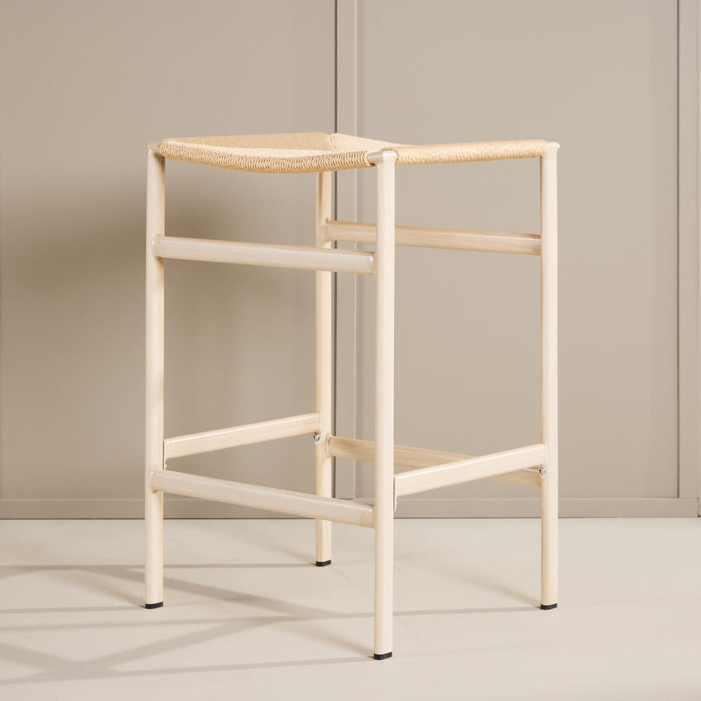 Barhocker Elly 2er Set in Farbe Beige von kommodly