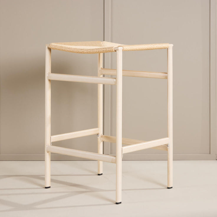 Barhocker Elly 2er Set in Farbe Beige von kommodly