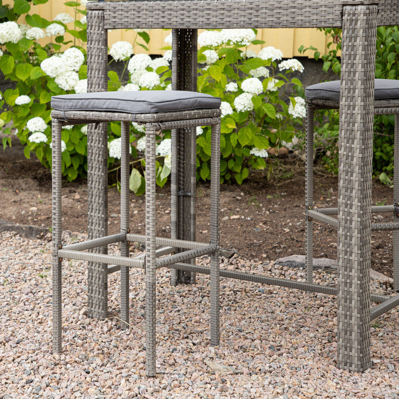 Barhocker Tiro Grau in Farbe Grau von kommodly