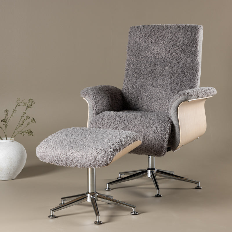 Loungesessel Vori in Farbe Grau von kommodly