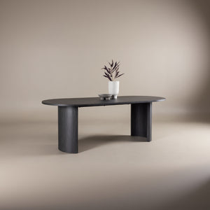 Esstisch Faxe-2100 Schwarz in Farbe von kommodly