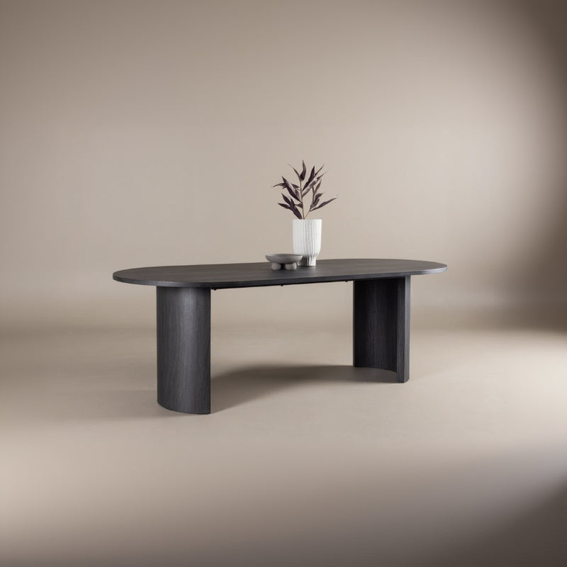 Esstisch Faxe-2100 Schwarz in Farbe von kommodly