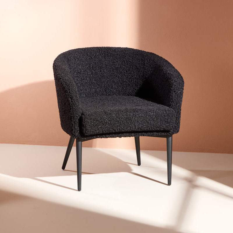 Sessel Keso in Farbe Schwarz von kommodly