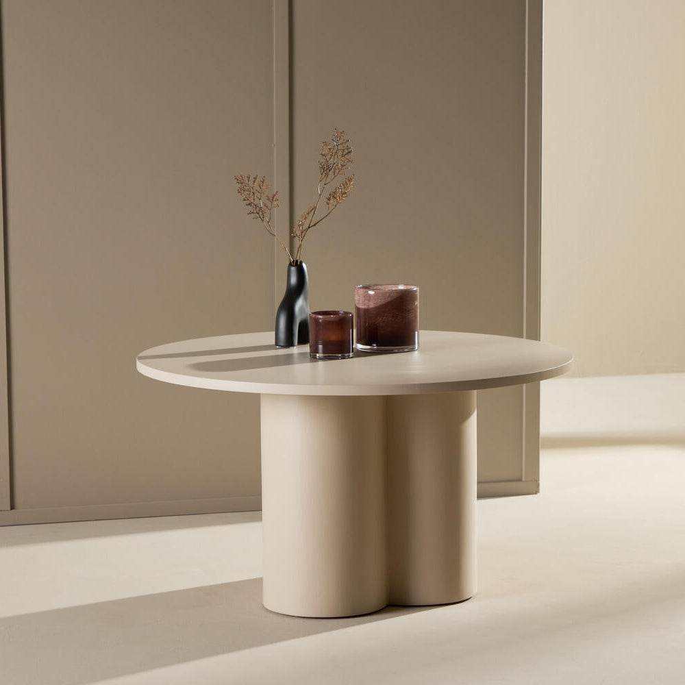 Beistelltisch Olin in Farbe Beige von Kommodly